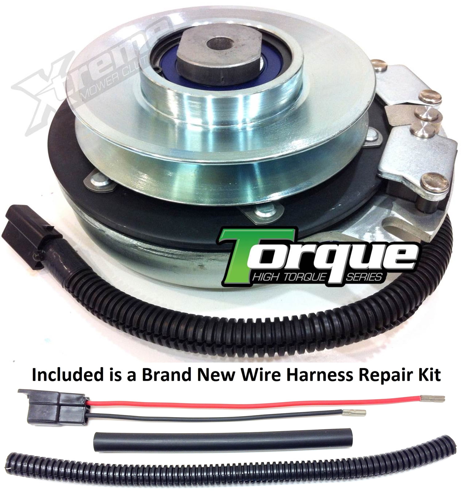 bundle 2 items pto electric blade clutch, wire harness repair kit Bush Hog Backhoe Attachment bundle 2 items pto electric blade clutch, wire harness repair kit replaces bush hog pto clutch 98457 turf champ tc220 w wire harness repair kit!